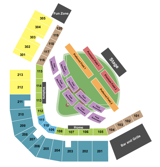 Eastwood Field Jeff Dunham Seating Chart