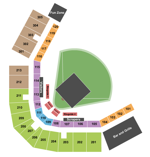 Eastwood Field Wrestling Seating Chart