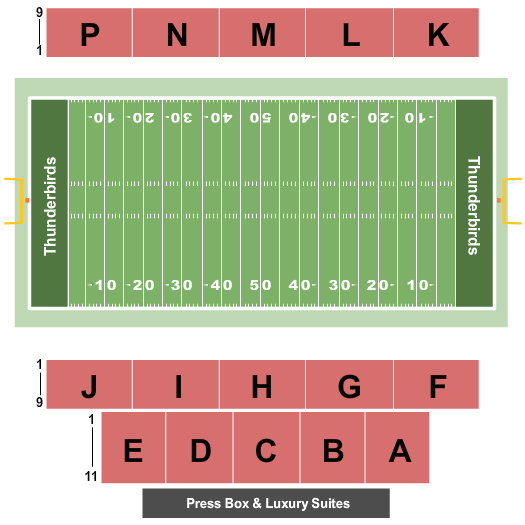 Eccles Coliseum Football Seating Chart