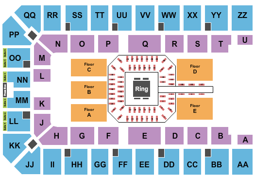 Ector County Coliseum Boxing Seating Chart