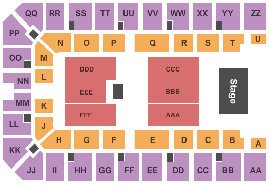 Ector County Coliseum Endstage Seating Chart