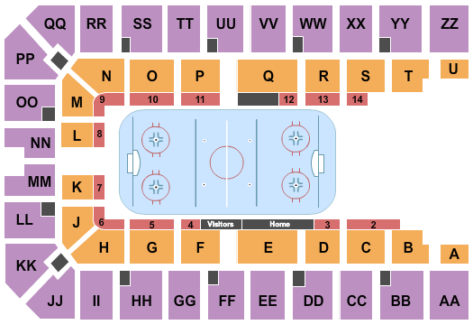 Ector County Coliseum Hockey Seating Chart