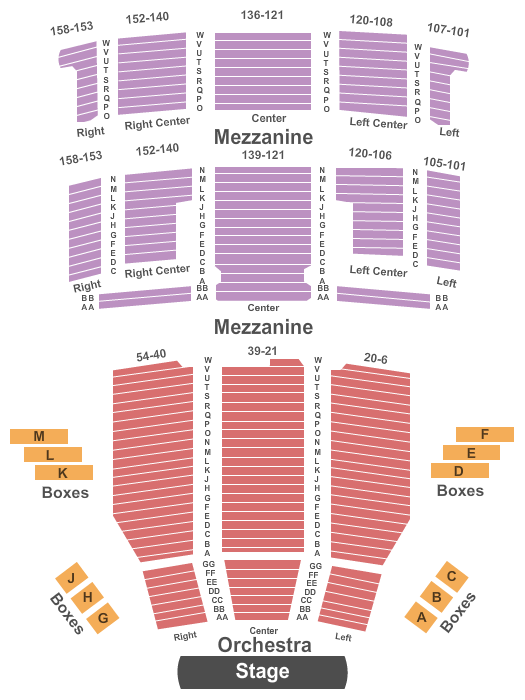 Ed Mirvish Theatre End Stage Seating Chart