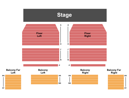 Edmond Town Hall End Stage Seating Chart