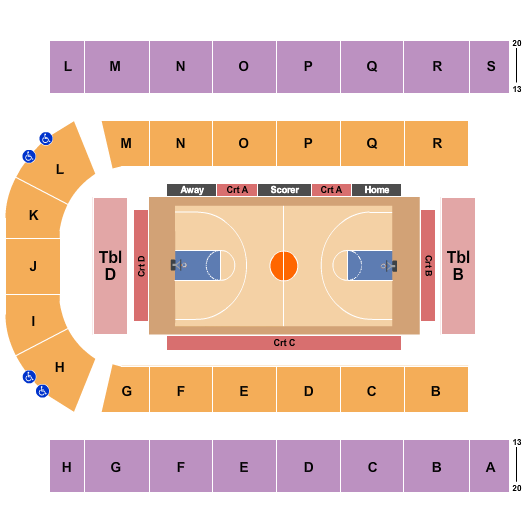 Edmonton EXPO Basketball 2 Seating Chart