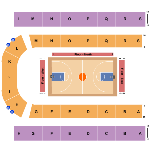 Edmonton EXPO Basketball Seating Chart