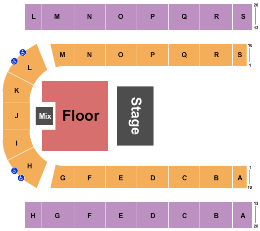 Edmonton EXPO Endstage Floor 4 Seating Chart