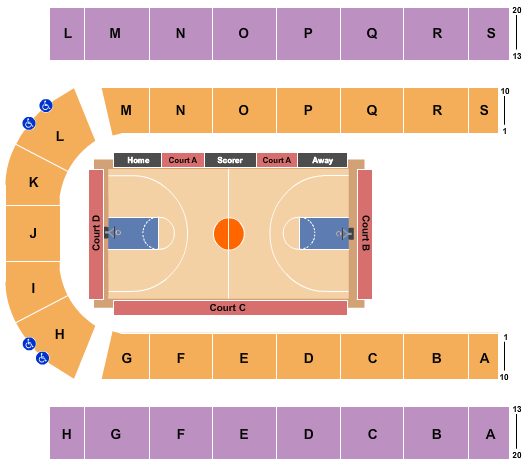Edmonton EXPO Basketball 3 Seating Chart
