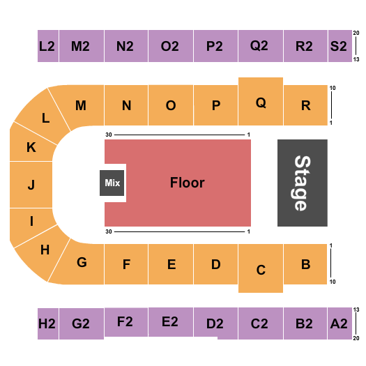 Edmonton EXPO Endstage RSV Flr Seating Chart