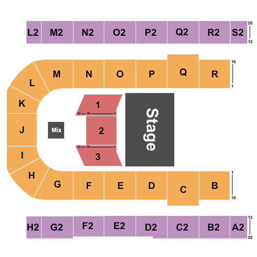 Edmonton EXPO Half House Seating Chart