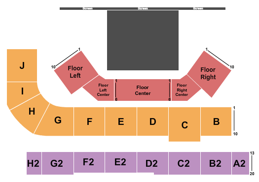 Edmonton EXPO Singing Christmas Tree Seating Chart