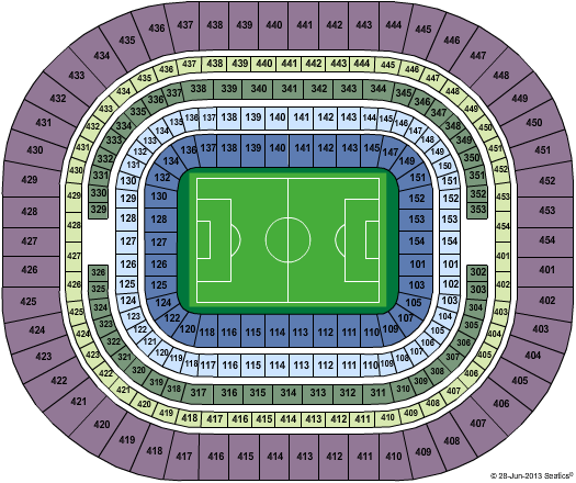 The Dome at America's Center Soccer Seating Chart