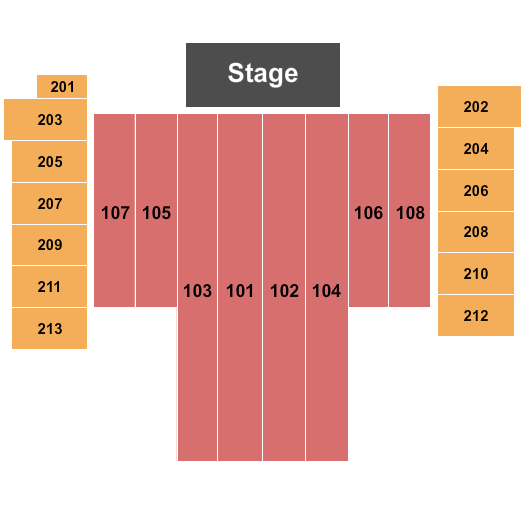 Eglise St-Jean-Baptiste End Stage 2 Seating Chart