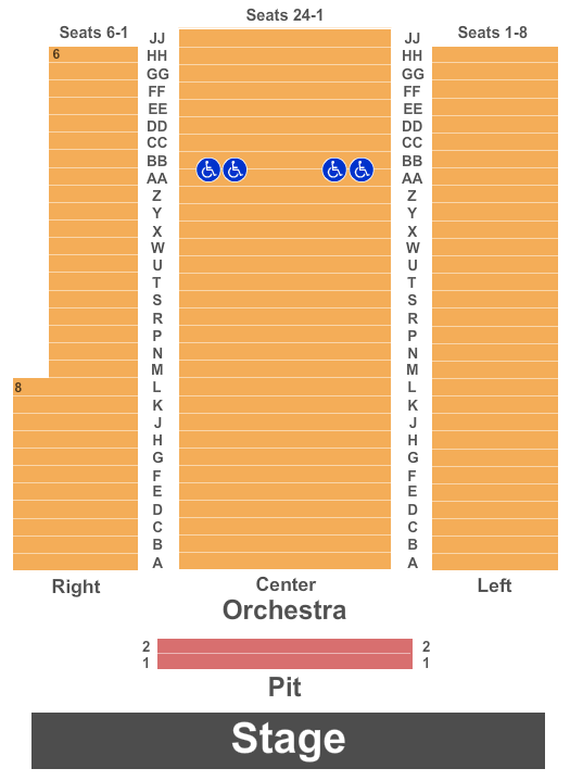 Old National Centre Murat Theatre Seating Chart Elcho Table