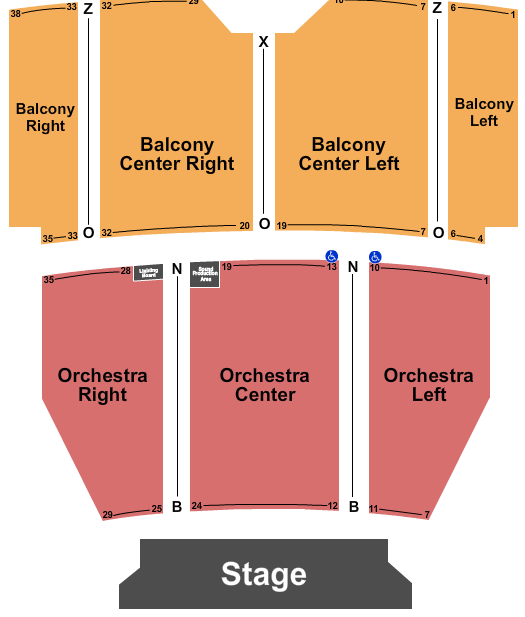 Egyptian Theatre - Boise Seating Chart