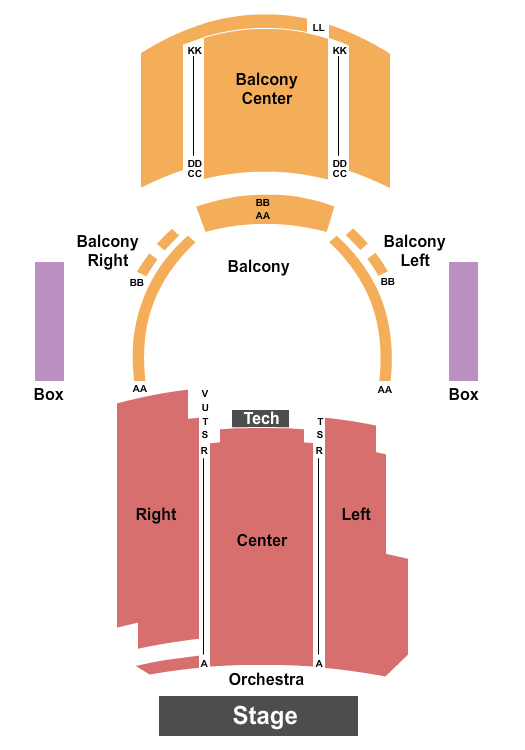 Eichelberger Performing Arts Center Seating Chart
