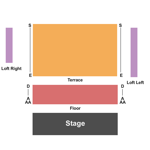 Eisemann Center Menopause - The Musical Seating Chart