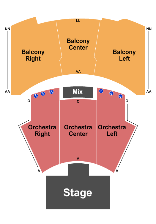 Atsuko Okatsuka El Capitan Theatre - Indoor Seating Chart