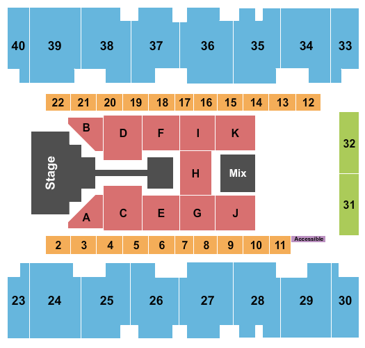 El Paso County Coliseum Casting Crowns Seating Chart