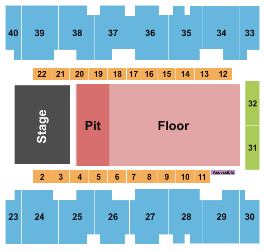 El Paso County Coliseum Fiesta Frontera Seating Chart