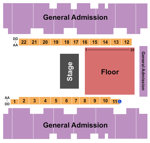 El Paso County Coliseum Israel And New Breed Seating Chart
