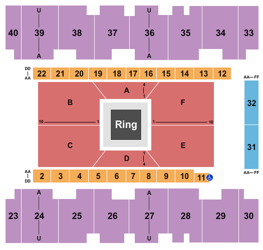 El Paso County Coliseum Jennifer Han Boxing Seating Chart