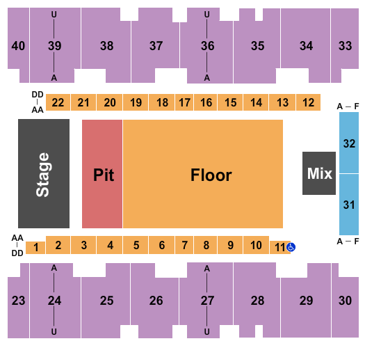 El Paso County Coliseum Kodak Black Seating Chart