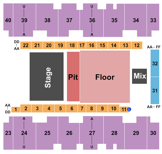 El Paso County Coliseum Lil Pup & Lil Skies Seating Chart