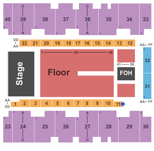 El Paso County Coliseum Nicky Jam Seating Chart