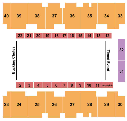 El Paso County Coliseum Rodeo 2 Seating Chart