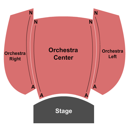 El Portal Theatre End Stage Seating Chart