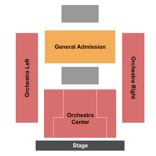 El Rey Theatre - Los Angeles Endstage RSV & GA Seating Chart