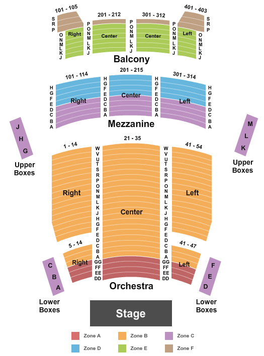Elgin Theatre At Elgin & Winter Garden Theatre Centre End Stage Zone Seating Chart