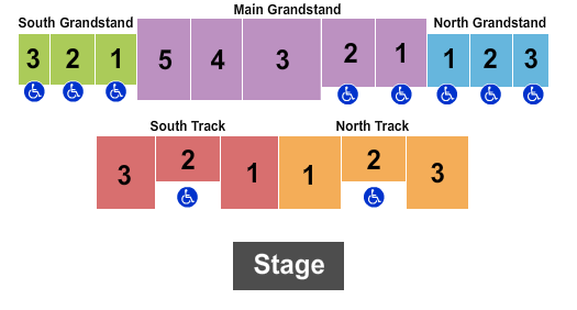 Elkhart County Fairgrounds Seating Map