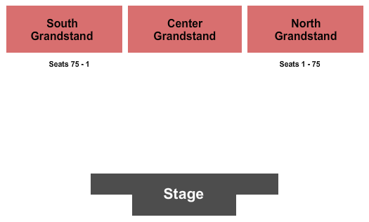 Elkhart County Fairgrounds Grandstand Only Seating Chart