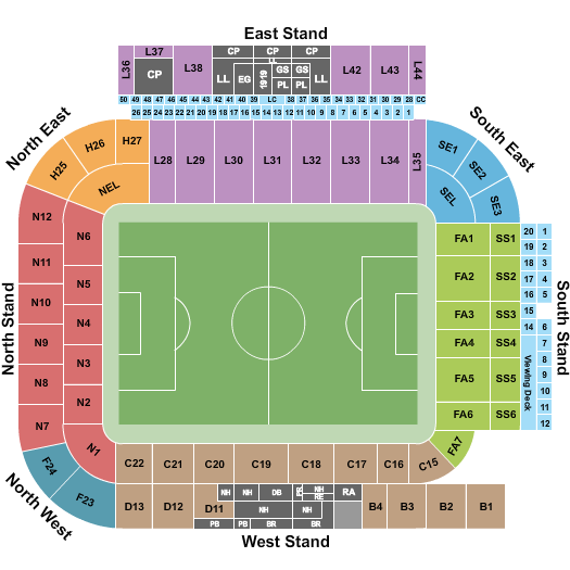 Elland Road Soccer Seating Chart