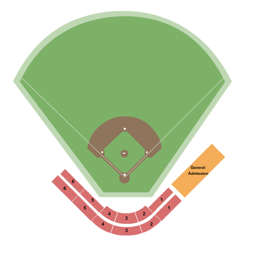 Elliot Ballpark Baseball Seating Chart