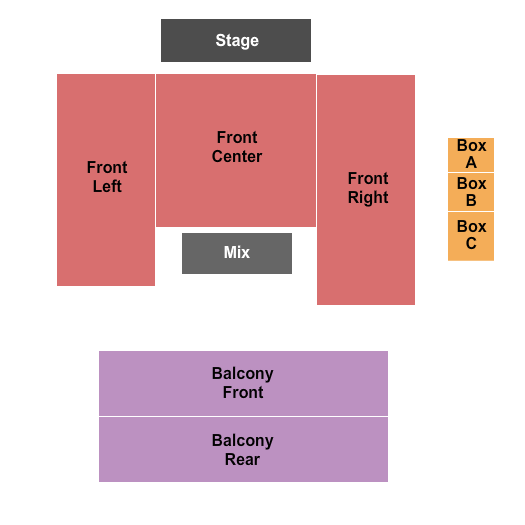 Ellis Theater End Stage Seating Chart