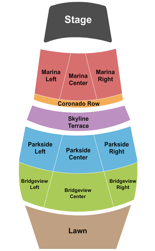 Embarcadero Marina Park South Joshua Bell Seating Chart