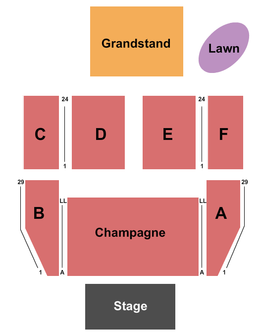 Embarcadero Marina Park North End Stage Seating Chart