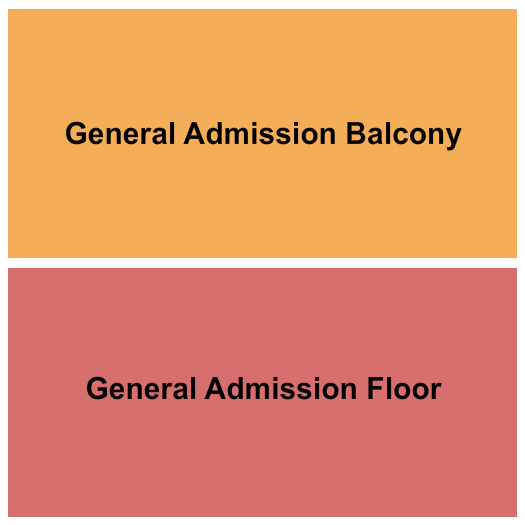 Emerson Center For The Arts & Culture GA Floor/GA Balcony Seating Chart