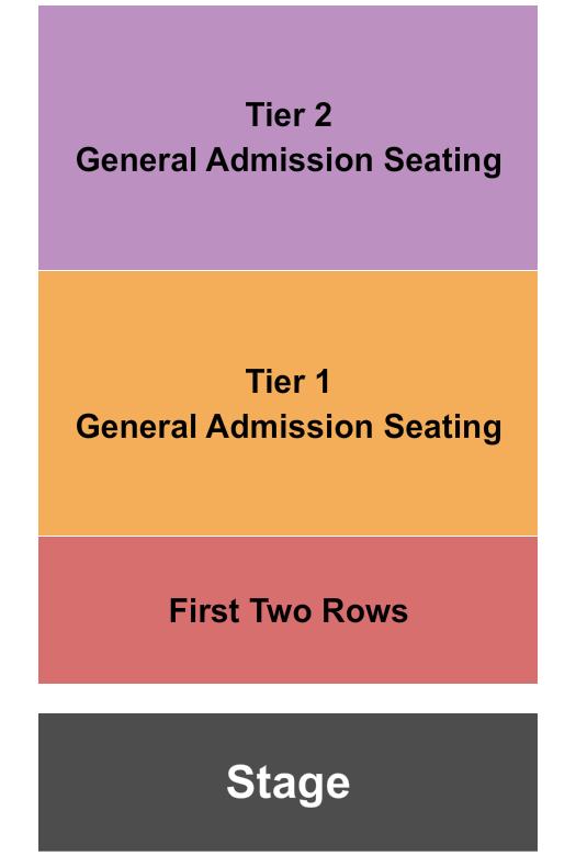 Emo's East GA/Tier Seating Chart
