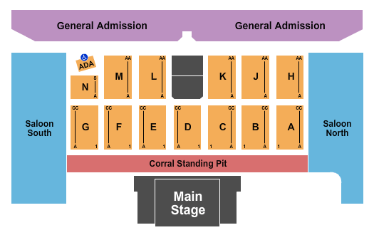 seating chart for Empire Polo Field - Stagecoach - eventticketscenter.com