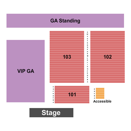 Empire Square Live Next Event Seating Chart