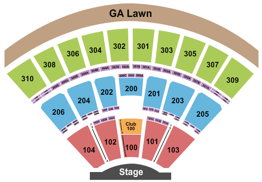 Empower Federal Credit Union Amphitheater at Lakeview Endstage 3 Seating Chart