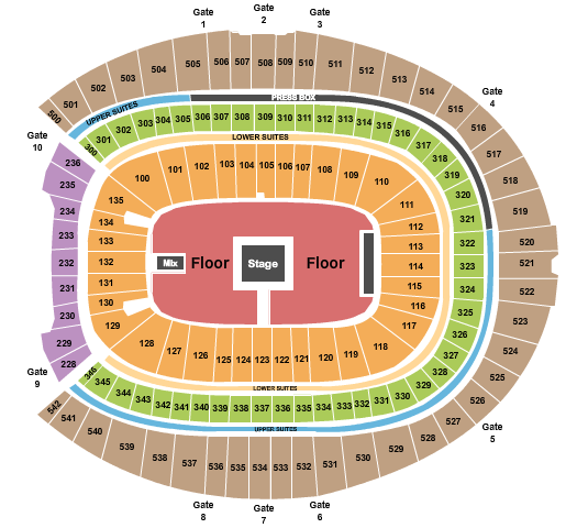 Empower Field At Mile High Seating Chart