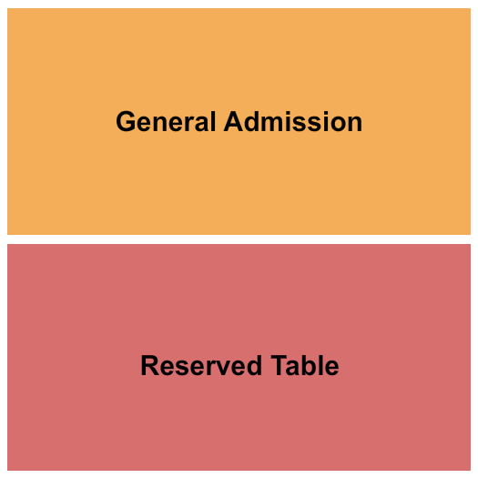 Empress Lounge GA/Rsv Table Seating Chart