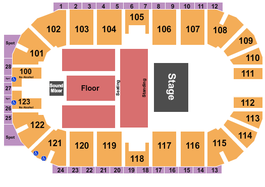 Ovintiv Events Centre Dallas Smith Seating Chart