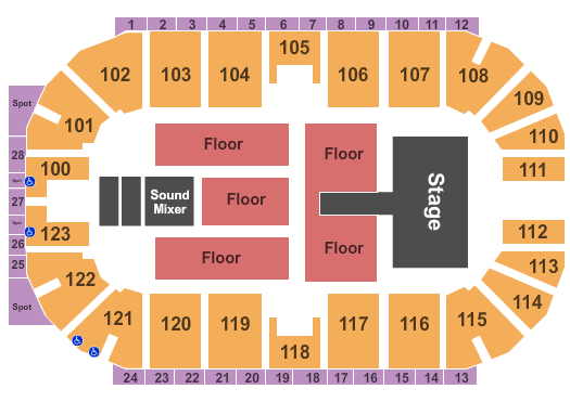 Ovintiv Events Centre Def Leppard Seating Chart