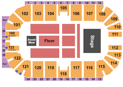 Ovintiv Events Centre John Mellencamp Seating Chart